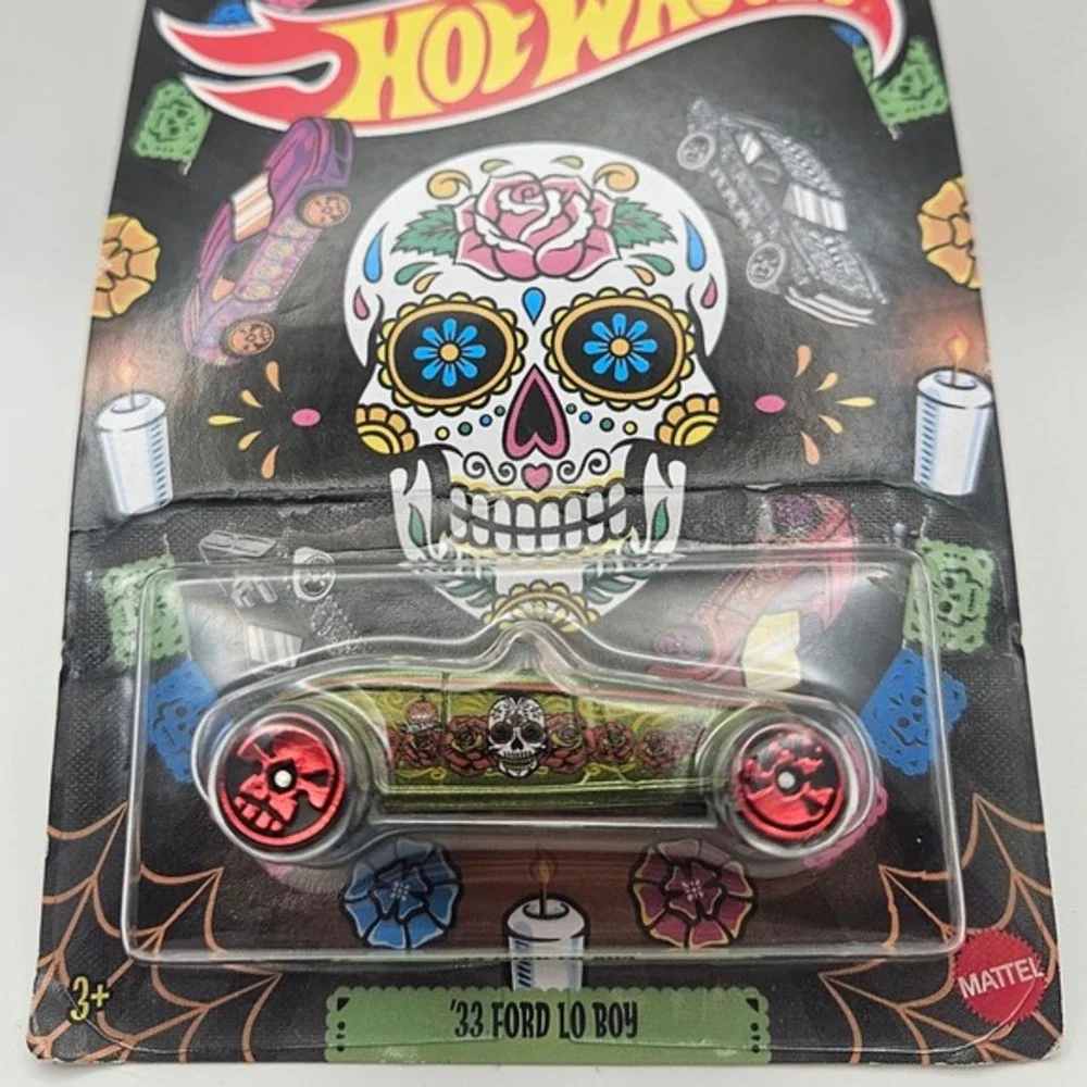 Hot Wheels 33 Ford Lo Boy Day of the Dead Collectible Toy Car‎